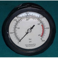 Heinz Wagner pressure gauge, 0-6000 psi