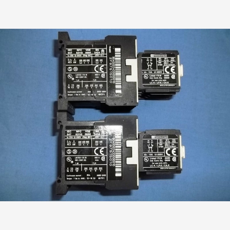 Telemecanique LP4K 09004 BW3 with LA1KN11