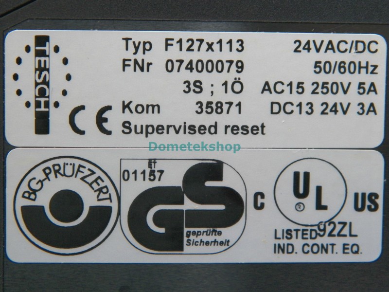 Tesch F127x113 Safety Relay